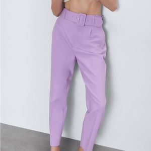 Zara trousers lilac